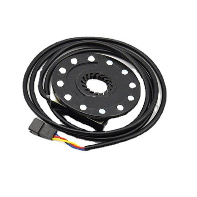 Electric Bicycle Speed Sensor E-Bike 1:1 Power Assist Sensor Pedal PAS 5/8/12 Magnets Steel Portable Convenient Cycling Parts: 12 Magnets