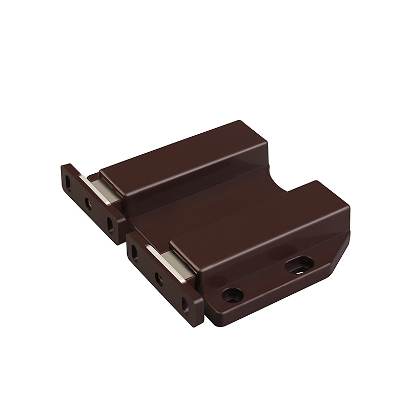 Deur Pusher Zwart Kleur Kast Vangt Magneet Deur Stopt Dichter Magnetische Verborgen Deur Stoppers Demper Buffer Gespen Voor Deuren: Roze