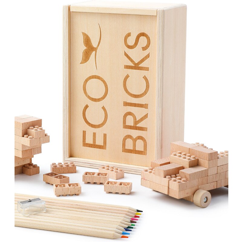 Creativo di Legno edificio bloccare Cervello Gioco Giocattoli per I Bambini Scherza il Regalo di Intrattenimento Interazione Intelligenza Giocattoli Educativi