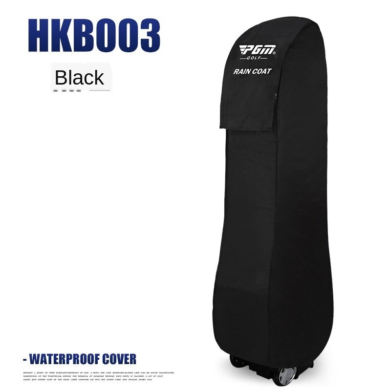 PGM Golf Bag Rain Cover Dust and Sun Waterproof Protection Shield HKB003: black