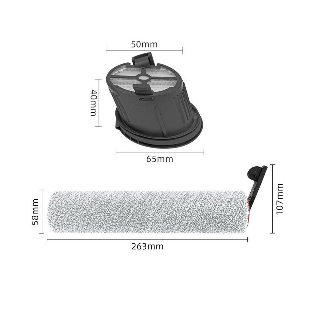 Compatibile con Dreame H20 pro più / H13 pro / H14 pro / H20 ultra / H30 ultra Parti Spazzole a rullo principali Filtri Accessori