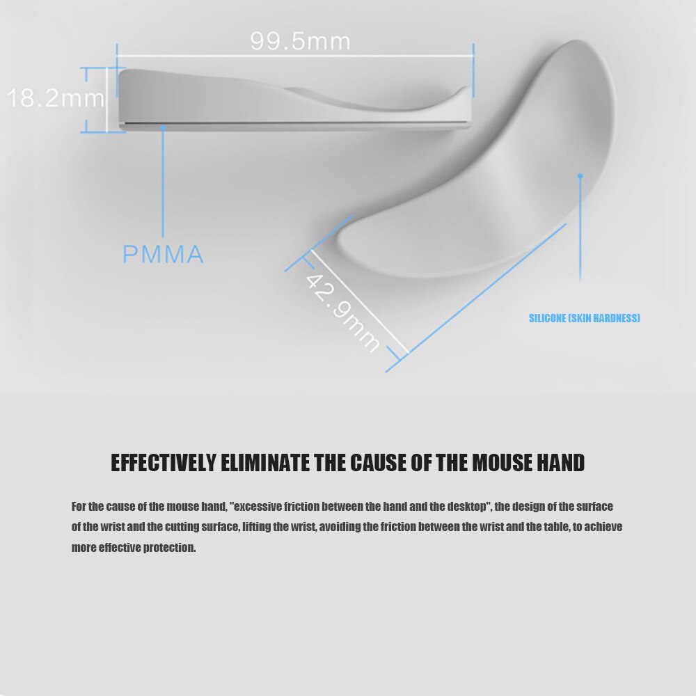 Ergonomische Silizium Handgelenk Rest Unterstützung Matte Maus Pad Für Lange-Zeit Büro Arbeit Handgelenk Protecter Gel nicht-Unterhose rationalisieren Computer