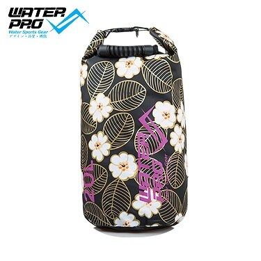 Water Pro 20L Outdoor Dry Bag with Waterproofing Membrane Sports Diving Snorkeling: Plumeria B