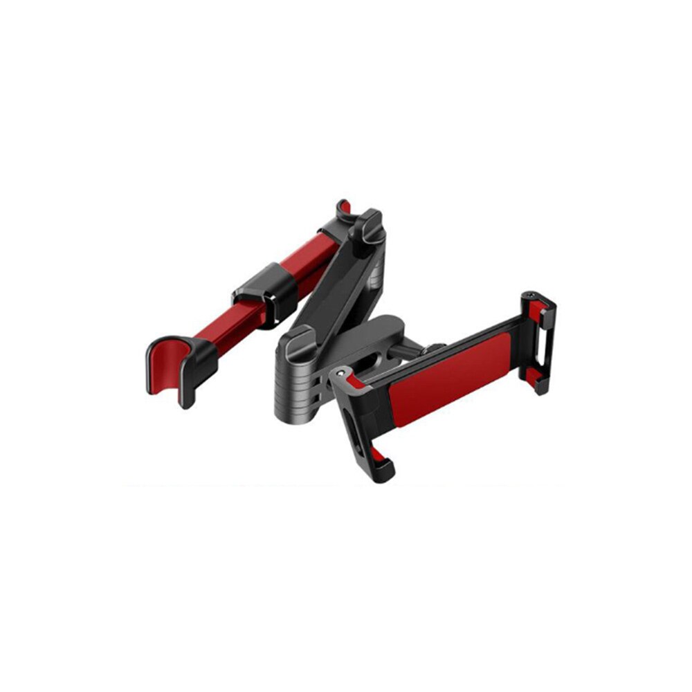 Soporte rotativo de asiento trasero para teléfono, soporte para Tablet, soporte para coche, soporte para reposacabezas trasero de asiento, soporte de viaje para Dispositivo de menos de 360 pulgadas, 12,9: 4-12.9 Inch red