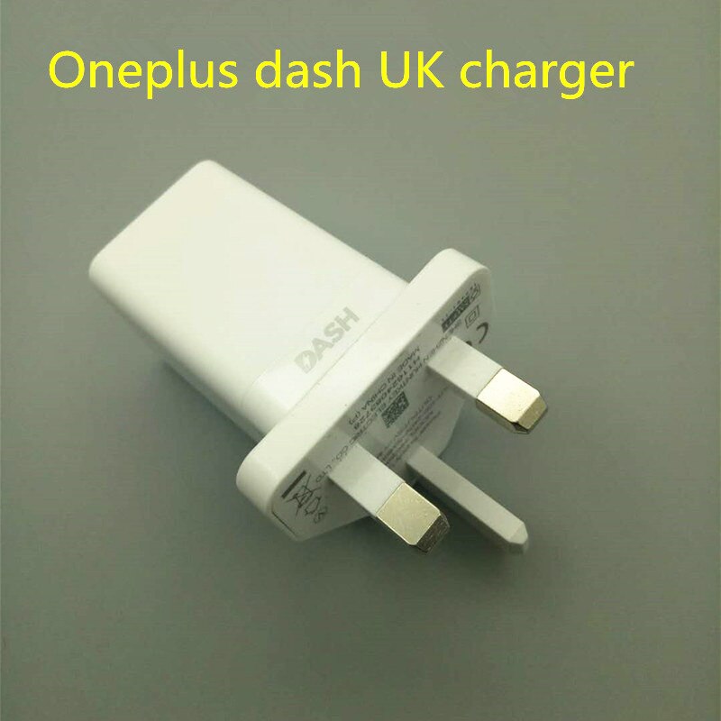 Original Oneplus EU US UK Dash Charger 5V/4A Adapter 100cm Round Fast Charging USB Type C Cable For One plus 1+ 6T 5T 3T 6 5 3: UK Charger only