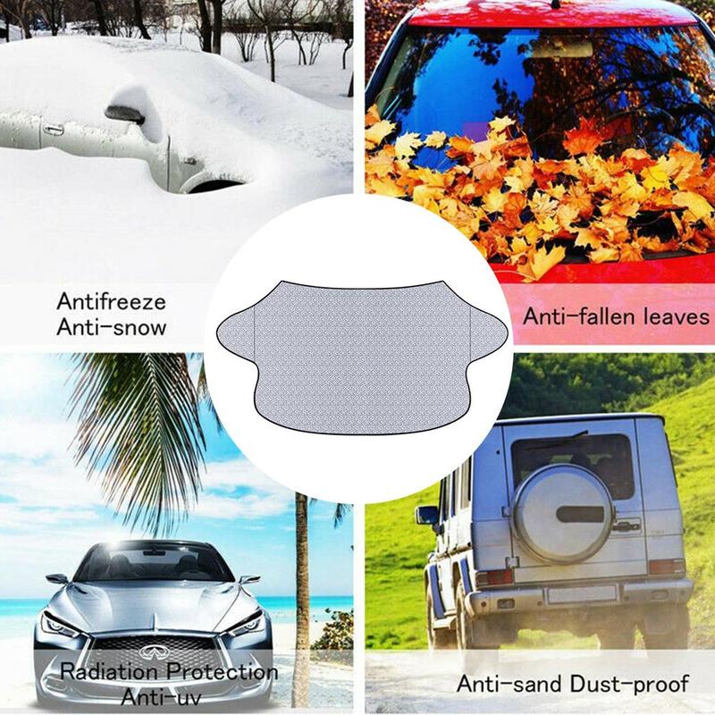 Magnetiskt Bil Vindrutetäcke - Tjockare Solskydd & Snöskydd - Solblockerare för SUV