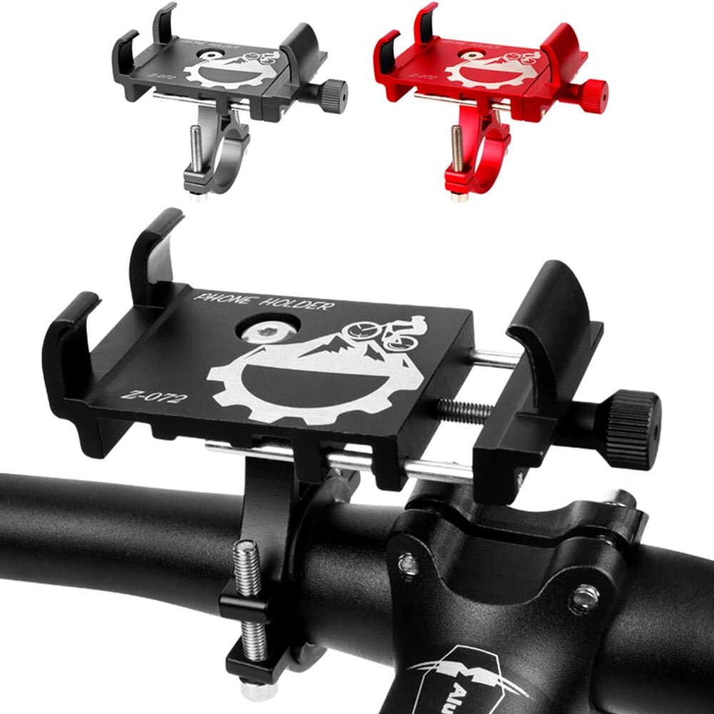 Brand G-81 Aluminum Bicycle Phone Holder for 3.5-6.2 Inch Smartphone Adjustable Support GPS Bike Phone Stand Mount Bracket