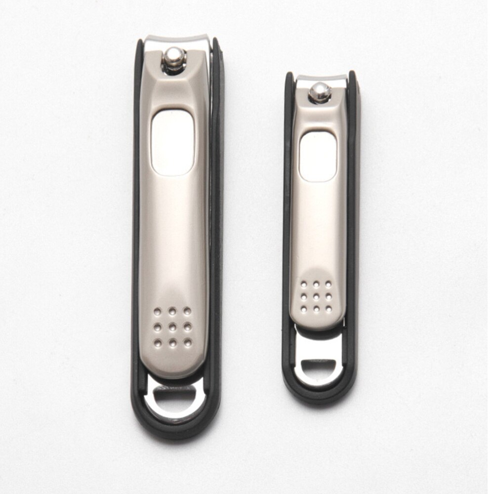 Anti-splash Nail Clippers Nail Clipper Stainless Steel Nail Tool for Salon (Champagne Large Size)