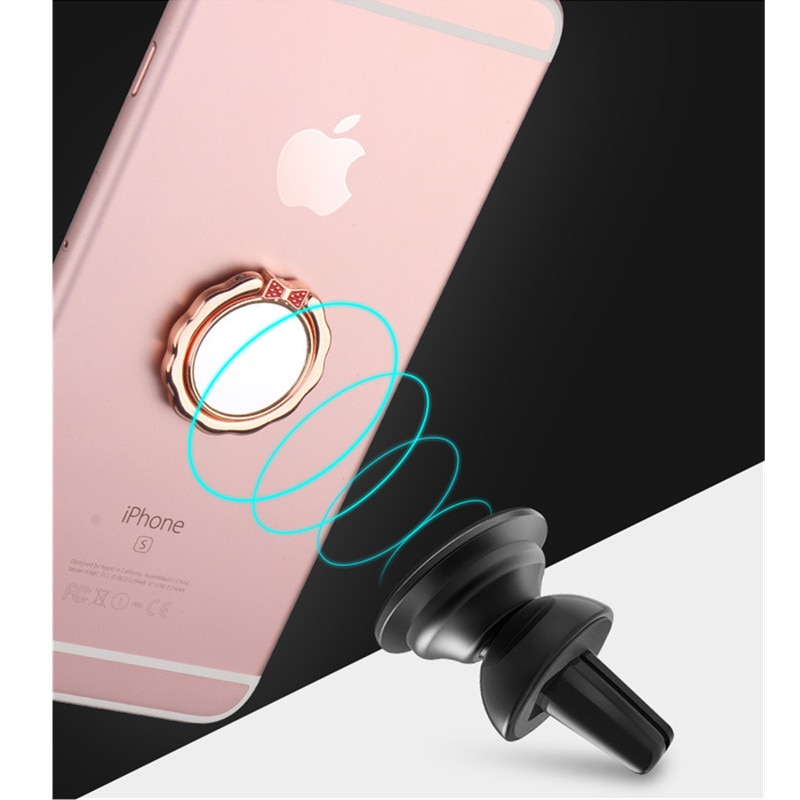 Pansy Butterfly Flower Ring Phone Holder Mirror Ring Phone Holder 360 Rotatable Finger Ring Holder Stand Mount Support Display