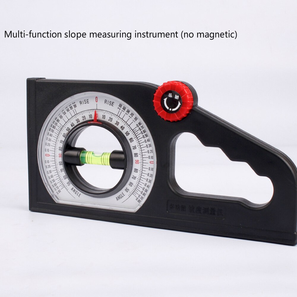 Multifunctional Slope Protractor Measuring Instrument Inclinometer Carpenter Tools Angle Measurement Square for Angles