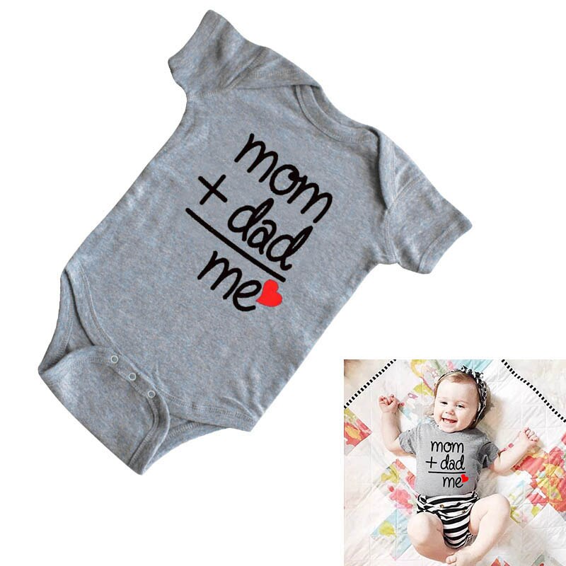 Bebê recém-nascido bodysuit roupas de verão meninos meninas macacão carta manga curta algodão roupas infantis 0-18m para presentes das crianças
