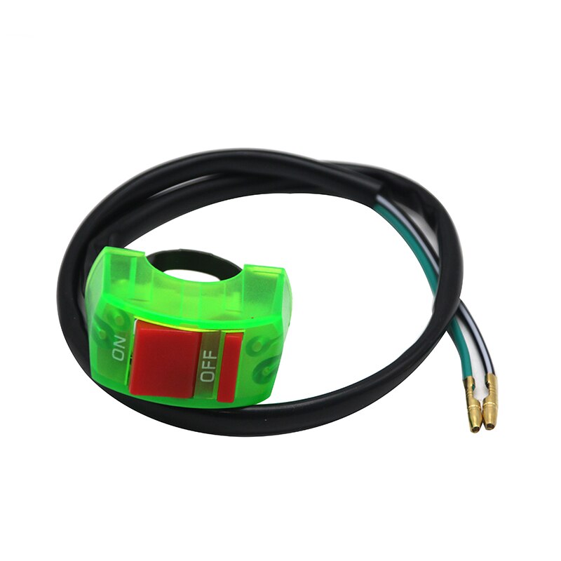 ZSDTRP 12V Universal Motorcycle Scooter LED Headlight Handlebar Light Headlamp Adjustable Mount Waterproof On Off Switch: A 06