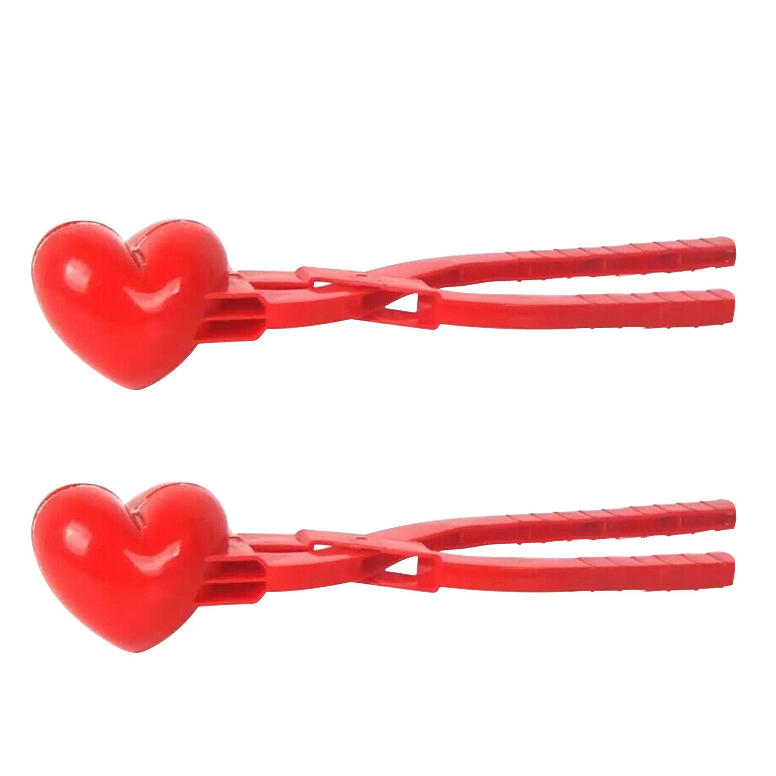 Speelgoed Sport Creatieve Sneeuw Sneeuwbal Maker Clip Maker Rode Liefde Hartvormige Sneeuw Zand Mold Tool Winter Kid Valentijnsdag Game: C