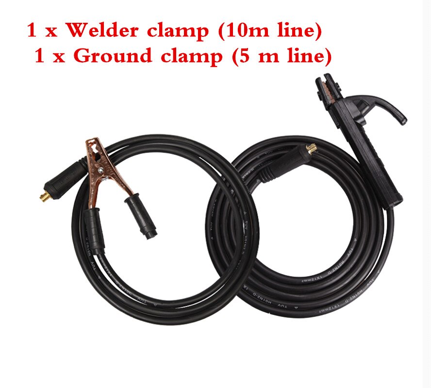 Jeu de fils à souder 200 250 315, pour Machine à souder électrique avec fil de soudage domestique et fil de terre carré Wel: B