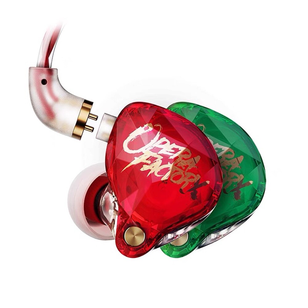 Whizzer OperaFactory OM1 In-ear Monitor Dynamic Earphone HIFI DJ Earbud Earplug With 2Pin 0.78mm Connector Detachable Cable