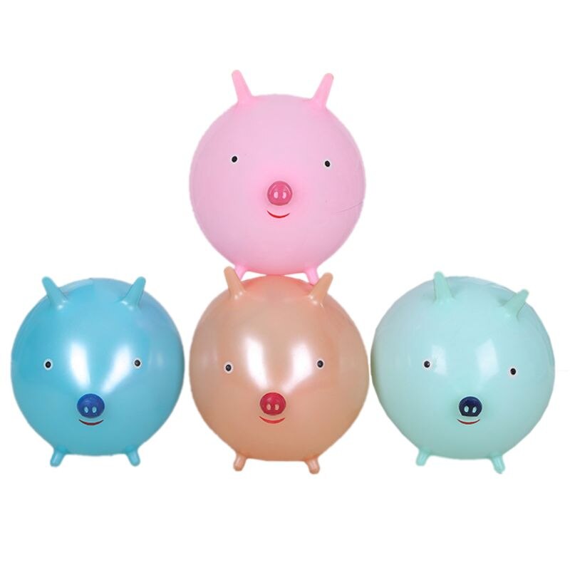 Opblaasbare Jump Bal Hopper Bounce Outdoor Sport Speelgoed Ballen Met Handvat Kinderen Speelgoed B36E: 1pc D