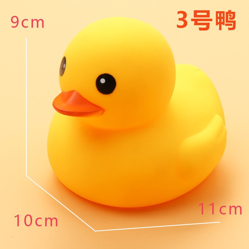 5pc BabyToy Bad Ente Gelbe Ente Lustige Mädchen Junge Kinder Strand Schwimmen Kawaii Nette Wasser Float Gummi Badewanne spielzeug für Kinder: 5pcs NO3