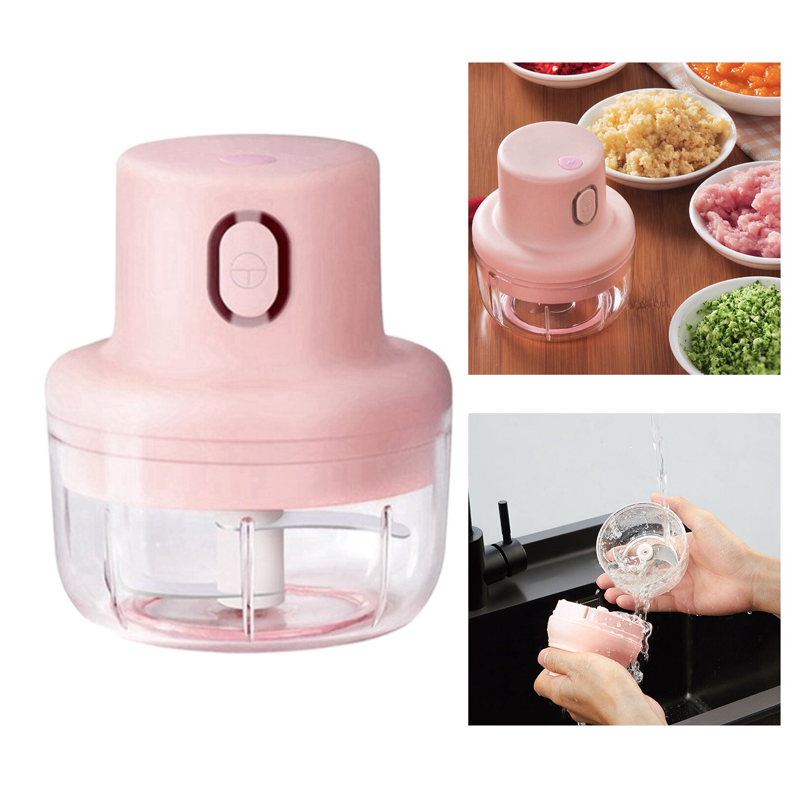 Ail électrique Masher hachoir à viande petit broyeur hachoir USB charge ail concassage gingembre concassé poivre frais