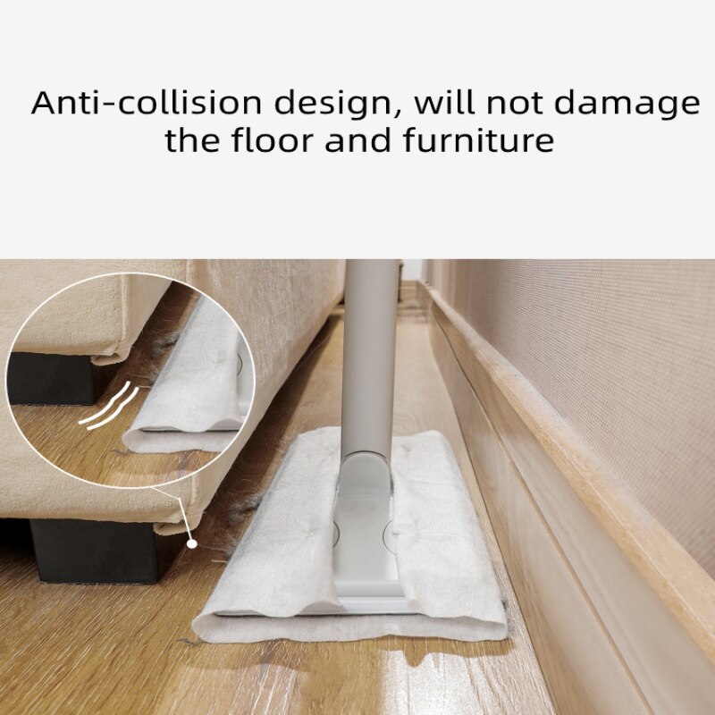Electrostatic Dust Collector Mop Disposable Vacuum Paper Floor Wipes Thread Flat Mop Home Cleaning Tool For Home U3