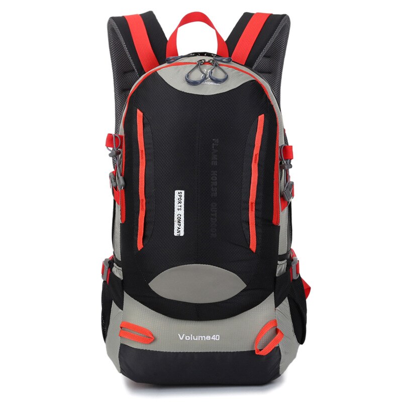 40l utomhus nylon vattentät bergsvandring ryggsäck klättring vandring camping ryggsäck för resor cykling ryggsäck sportväska