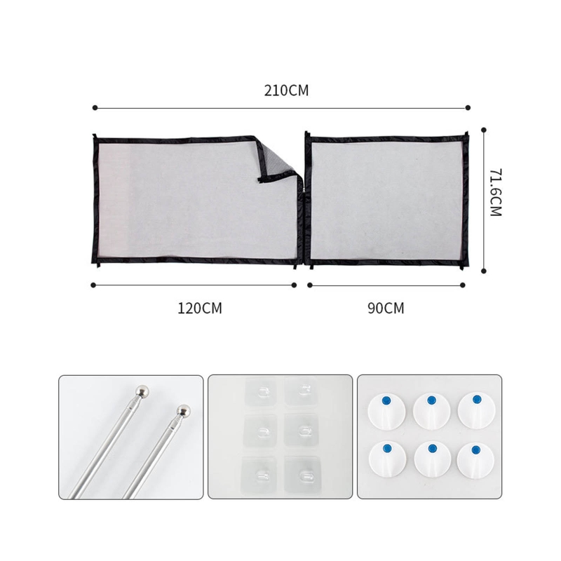 Folding Baby Barrier Safety Fence Pet Isolation Net Portable Baby Gate Safe Enclosure Guard Children Kids Safe Guard