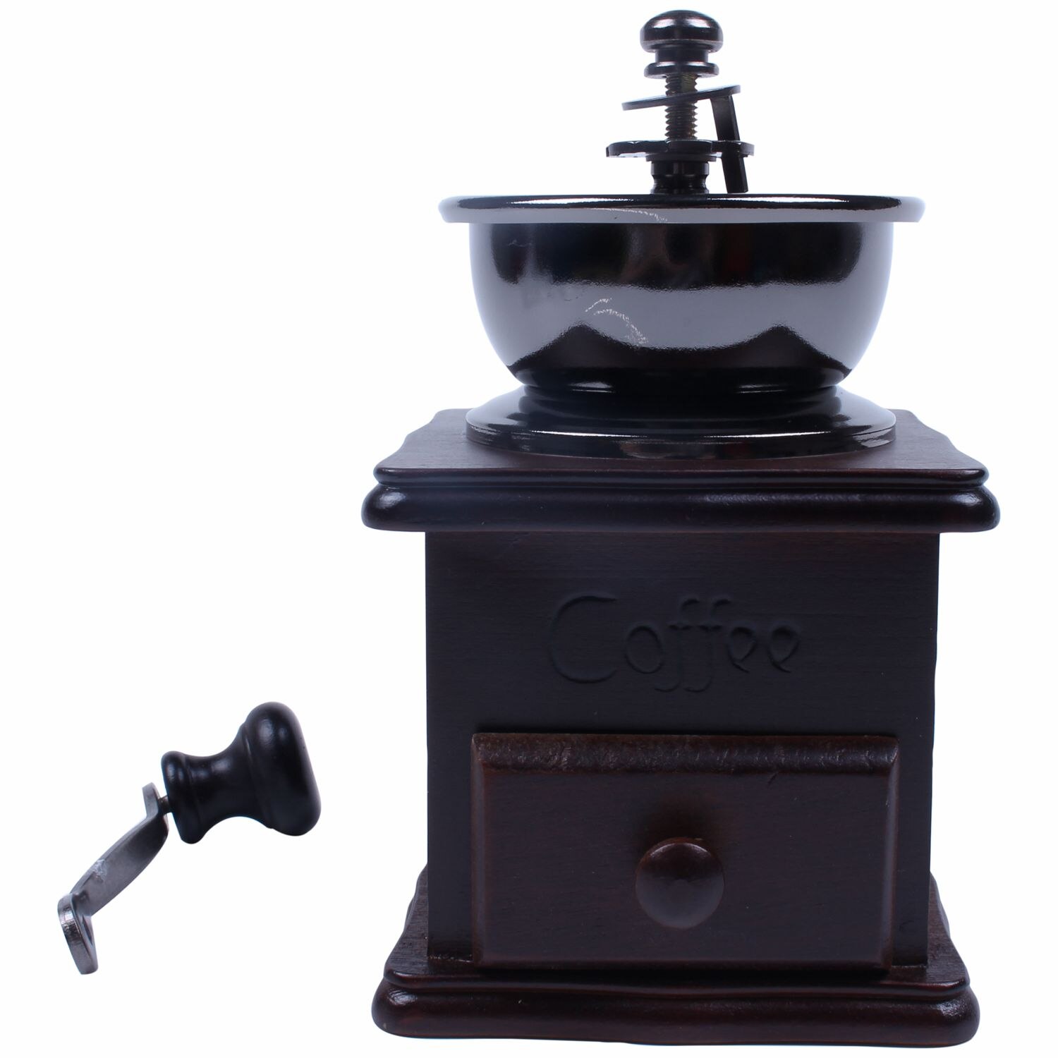 Mini houten koffieboon kruiden vintage stijl handmolen
