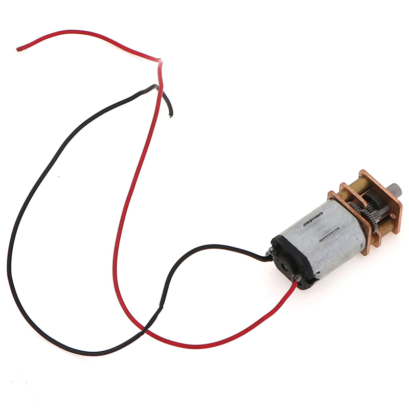 5V Steel Gear N20 Mini Precision DC Geared Motor D-Axis Speed Reduction Motor