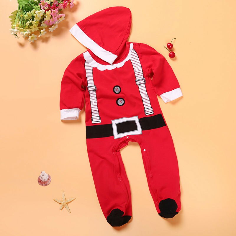 Kerst Baby Kleding Voor Baby Meisjes Jongens Rompertjes Pasgeborenen Warme Romper Met Voet Kostuum Voor Kinderen Katoen Bodysuits Natal Roupas