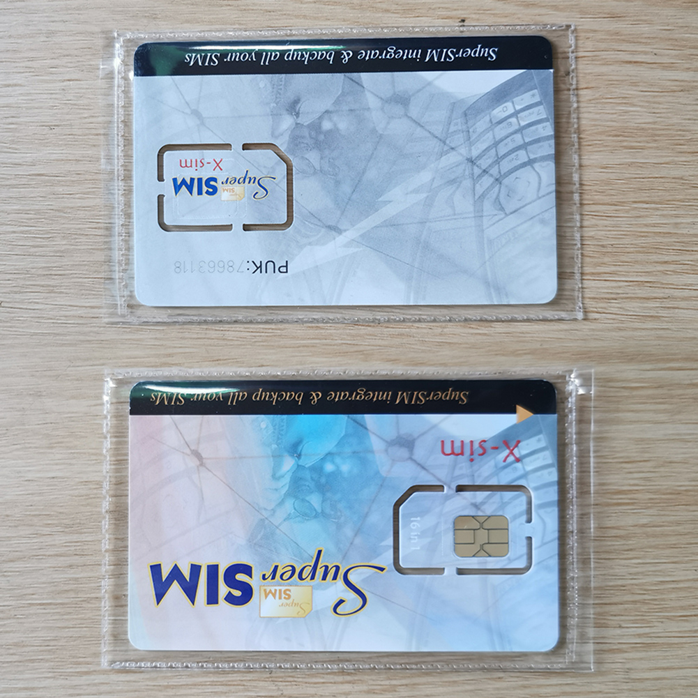 6 en 1 Max carte SIM téléphone portable Super carte accessoire de téléphone portable de secours