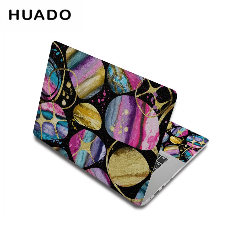 Laptop Skin Folie – 15 Inch – Abstract Hexagon Design – Zelfklevend – Krasbestendig – Mat – Eenvoudig Aan Te Brengen
