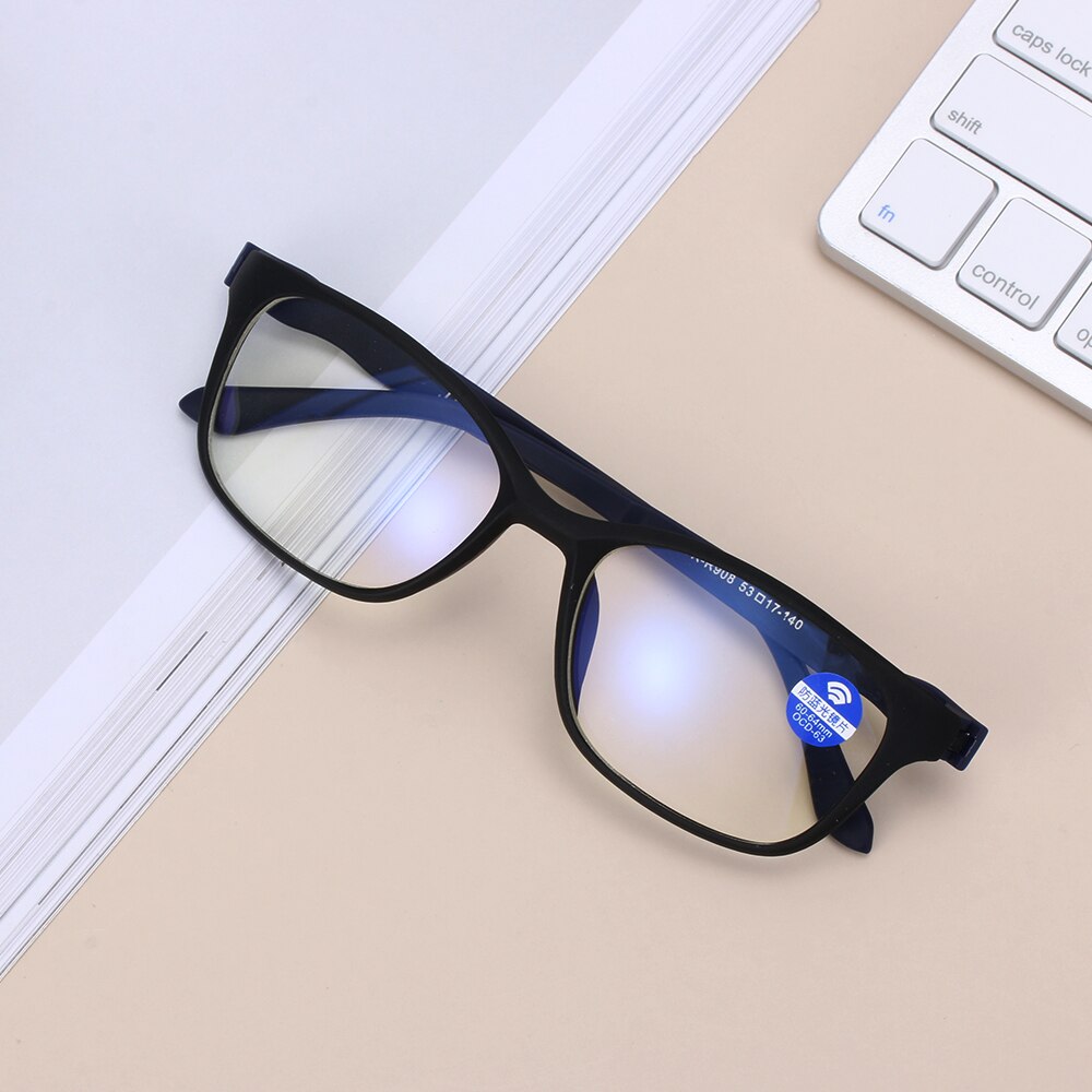 Unisex Flexible Anti Blue-ray Glasses Ultralight Flat Mirror Computer Goggles TR90 Radiation Protection Eyewear Vision Care