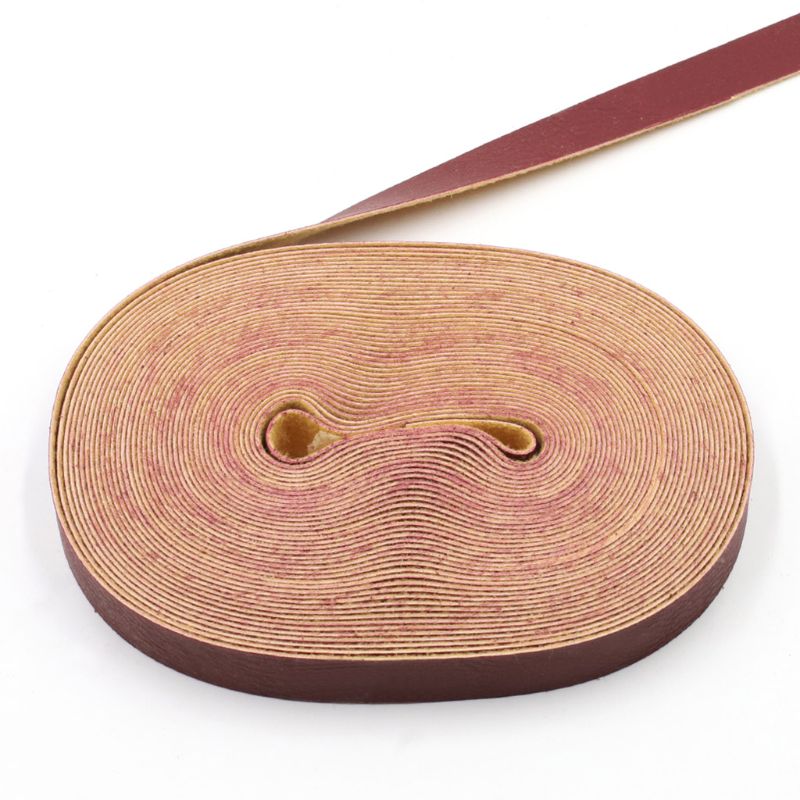 Riem 10m lengtes pu leren riem 1.5cm breedtes knutselstroken riem diy tas handvatten decoratie  c90e: Rode wijn