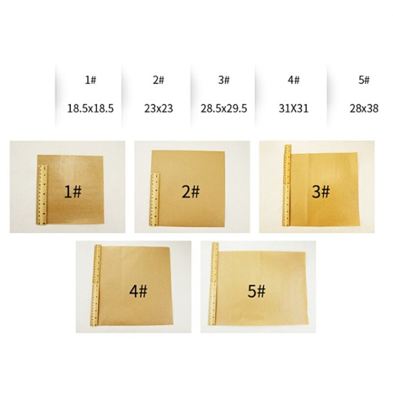 Kraft Papier Lebensmittel Klasse Fett Papier Verpackung Öl Absorbieren Wachs Papier für Kuchen Pizza Sandwich Tiefe-Gebratene schnell-Lebensmittel-