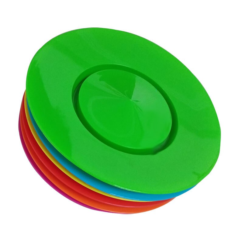 6 Sets Plastic Spinning Plaat Jongleren Props Prestaties Gereedschap Kids Kinderen Oefenen Balans Vaardigheden Speelgoed Home Outdoor Tuin