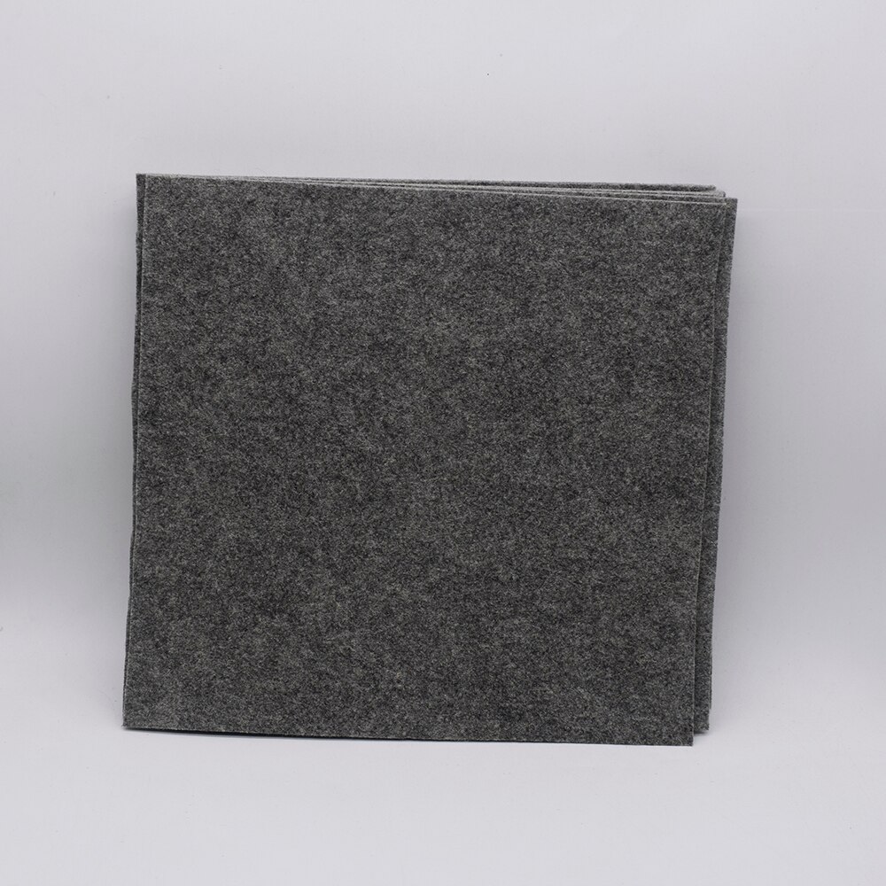 30 x 30cm grå 3mm tykt filt stoff håndlaget sying diy håndverk feutrin filt stoff feutre filc feltro vilt stof