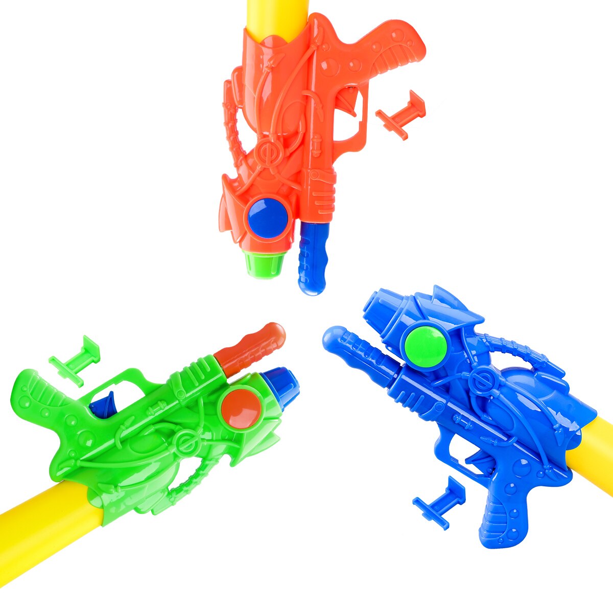 3 Pcs Shooting Props Safe Durable Reusable Pump Water Water Shooting Props for Kids