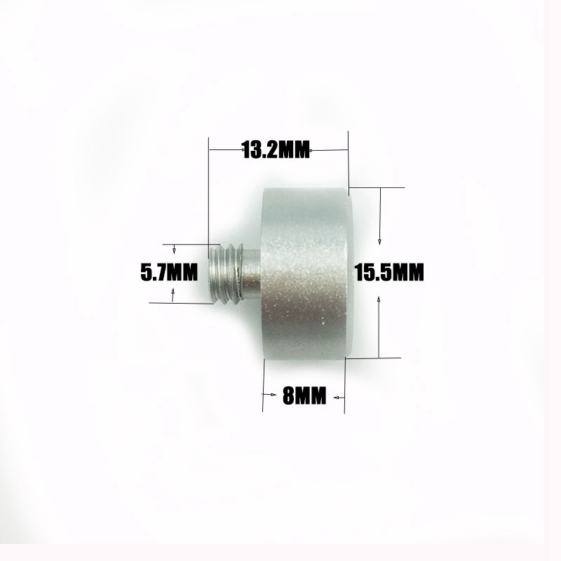 HACCURY Spirit Level Bubble Metal Bubble level with Protrusion aluminum and steel two materials: aluminum