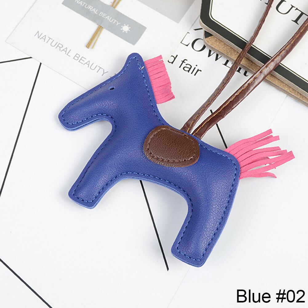 Stereo Cute Balloon Horse Keychain Key ring Cartoon Mobile Phone Bag Car Pendant Fun Keychain: 02