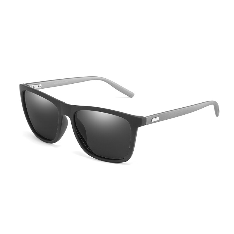 Glitztxunk Polarized Sunglasses For Men Classic Brand black Oculos de sol Men Square Driving Travel Sun Glass