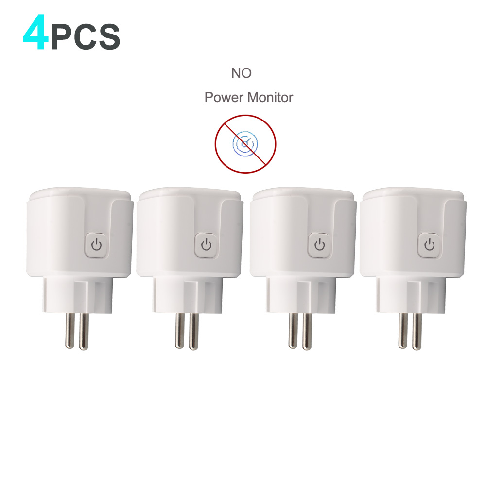 UCOMEN Slimme Stopcontact 16A 3680W Met Stroomverbruiksmeting - 2 Pack, Alexa & Google