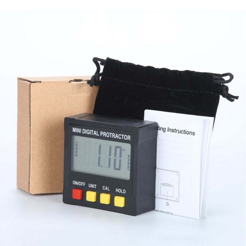 Magnetic Horizontal Angle Meter Digital Display Protractor Level Inclinometer U4LB