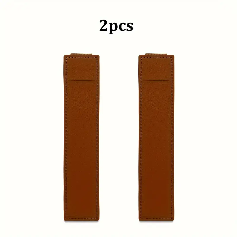 Porte-stylo à bande élastique réglable en cuir, poudres de stylo pour licence, porte-stylo pour ordinateur portable, porte-stylo pour ordinateur portable, 1,2 pièces: Rouge