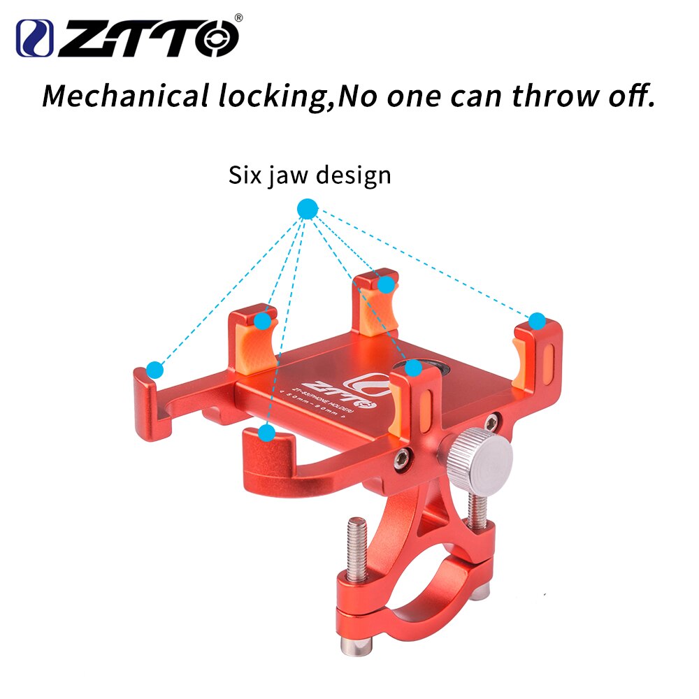 ZTTO – support de téléphone portable pour vélo de route M365, couverture complète, montage universel sur guidon, 22.2 31.8 25.4