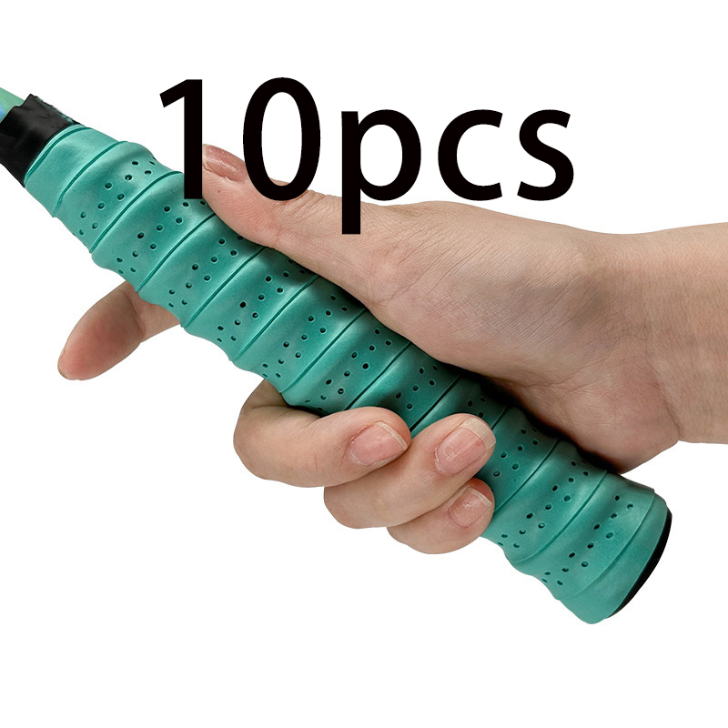 Badminton racket, tennis racket, fishing rod, universal laminated keel hand glue, anti slip racket rubber grip: green