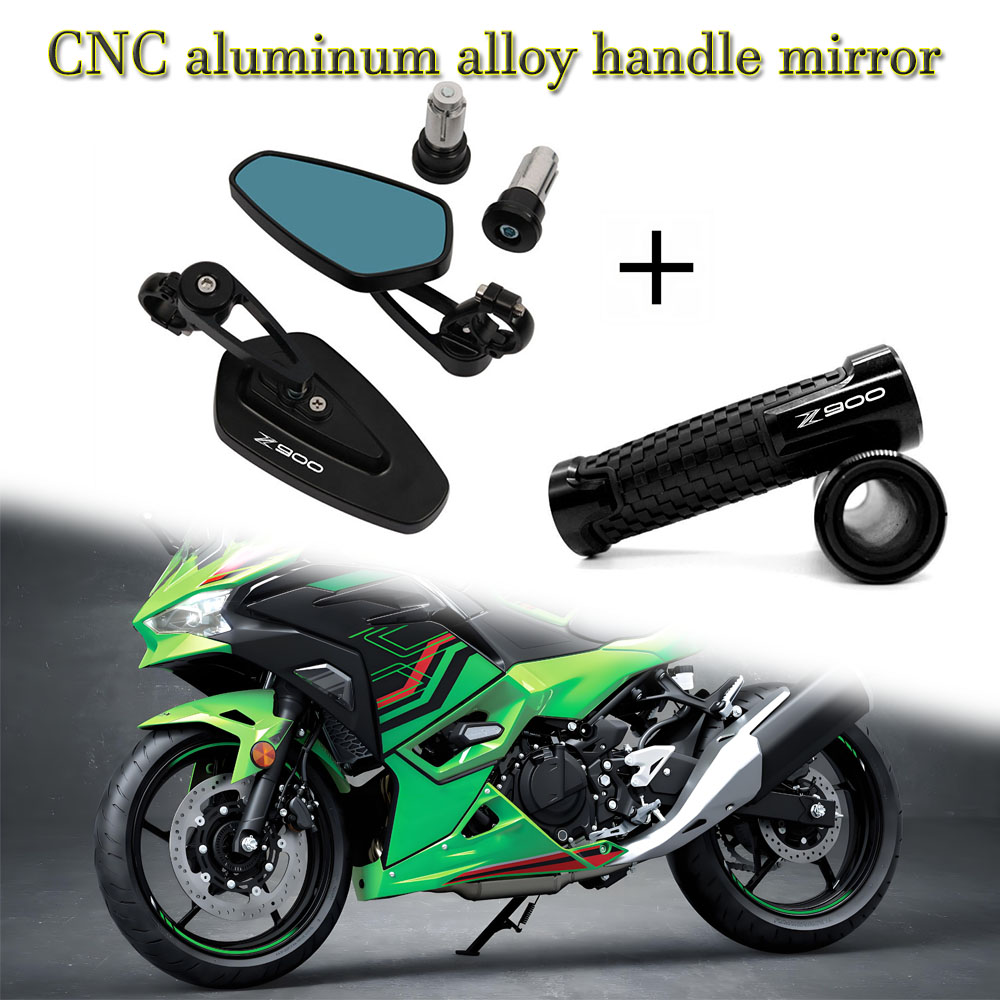 Acessórios para motocicletas, espelho retrovisor para guidão, para z250 z300 z400 z650 z750 z800 z900 z1000 zx6r 10r z650rs 1000 r/sx