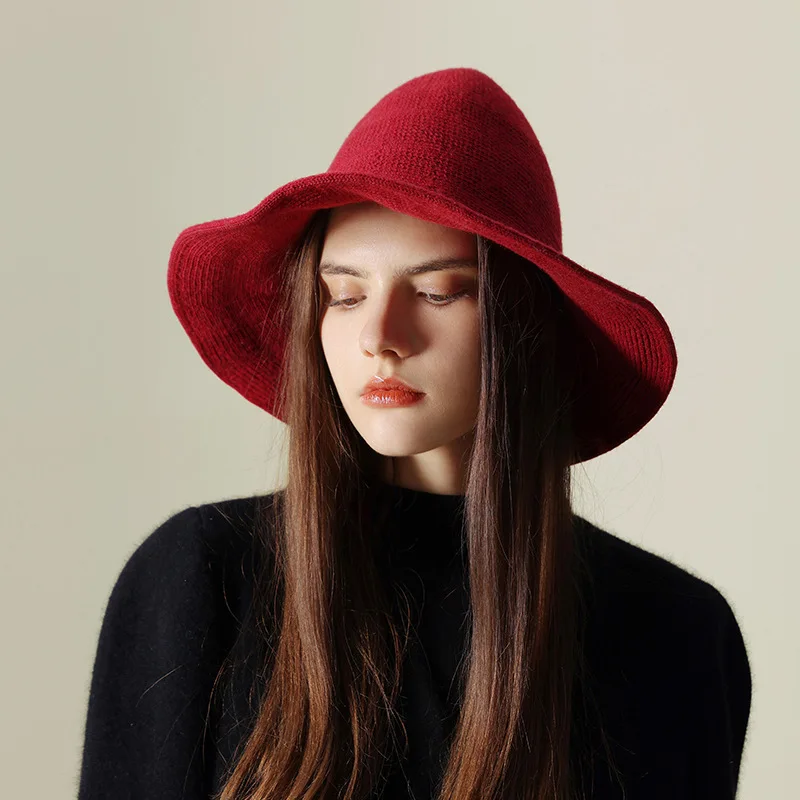 Fashionable Casual Witch Hat Magician Witch Hat Halloween Hat Wool Wizard Hat