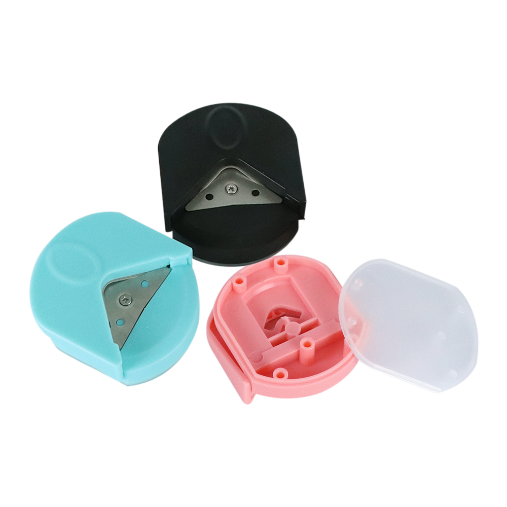 Mini Paper Punch Paper Edge Cutter Round Diy Craft Scrapbooking Tools Hole Puncherr Paper Trimmer Cutter Corner Cutter PVC