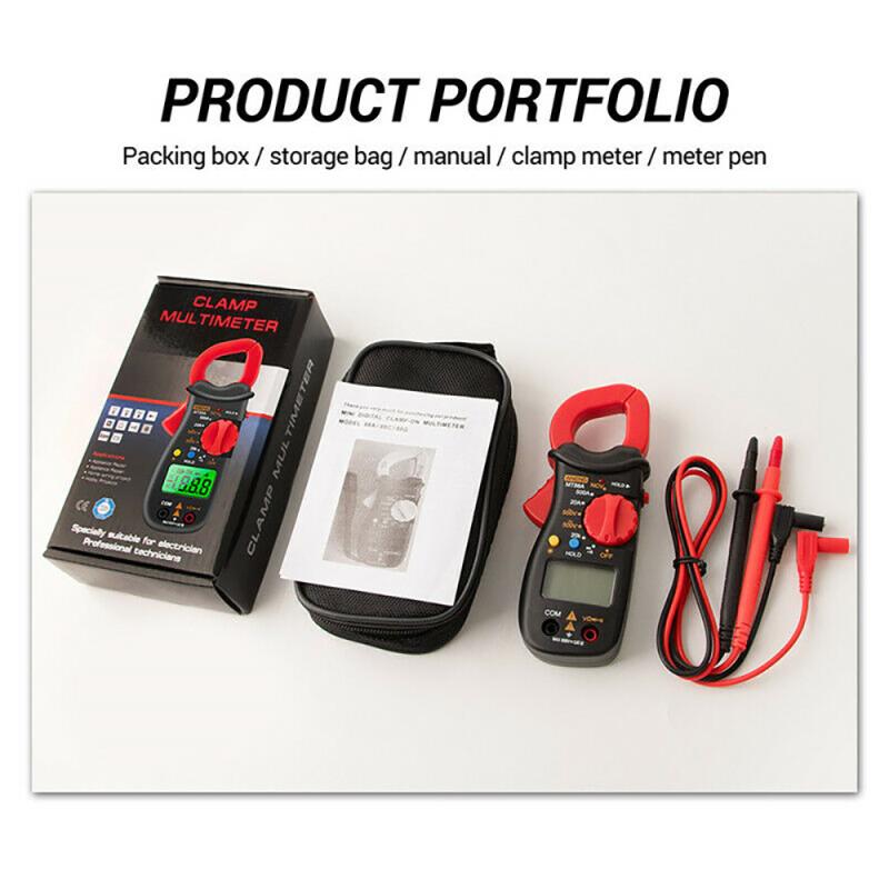 MT88A Digital Clamp Meter High Precision Multimeter DC/AC Voltage / Current Tester Frequency Capacitance NCV Resistance Buzzer