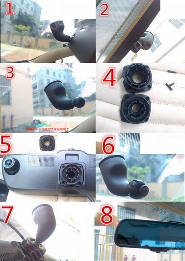 Universal dash Camera Holders camcorder Mirror DVR mount Bracket connector