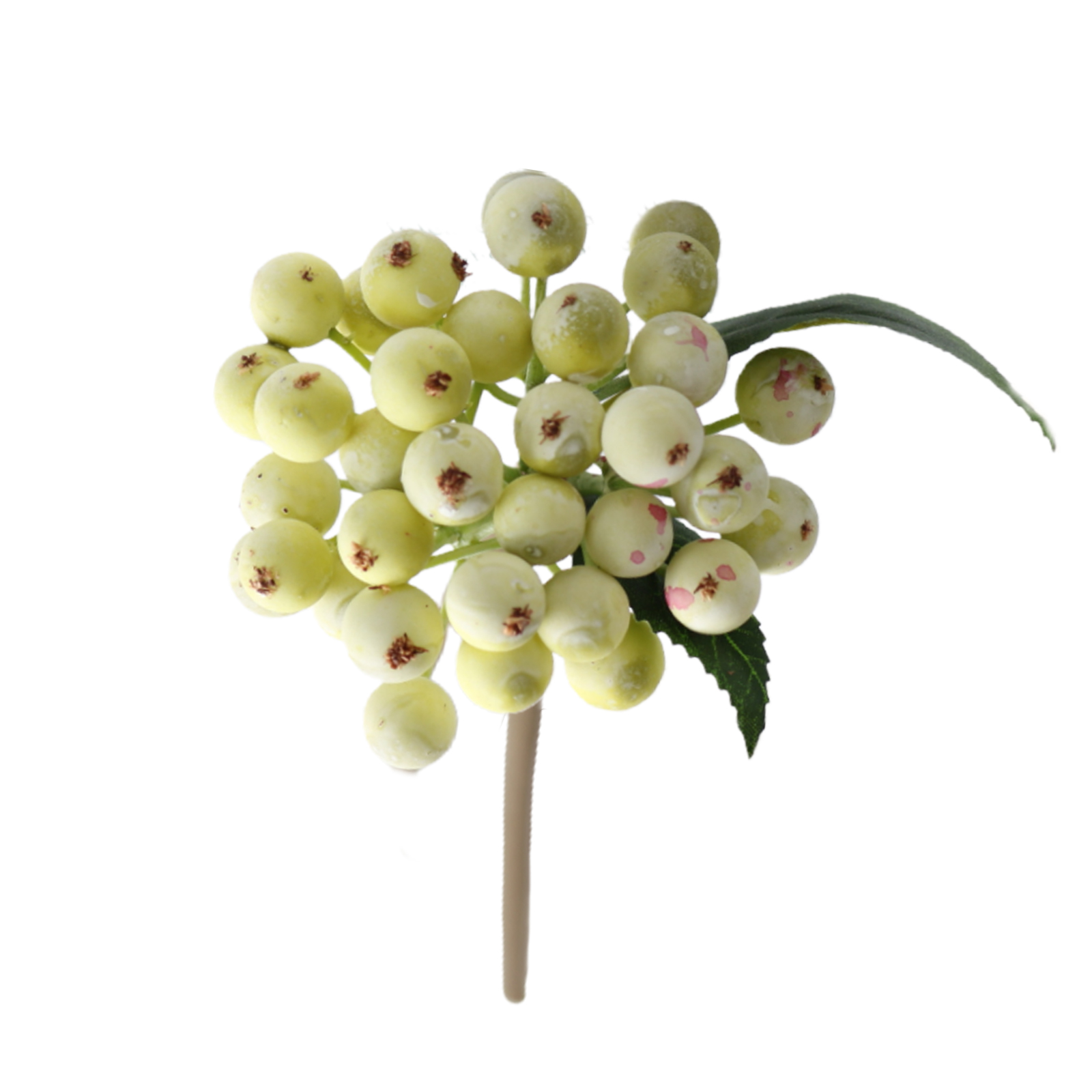 Berry Simulation Fruits Christmas Berries Artificial Flower Eco-friendly Home Office Decor 8 Colors Living Room Bunch Ornaments: Green